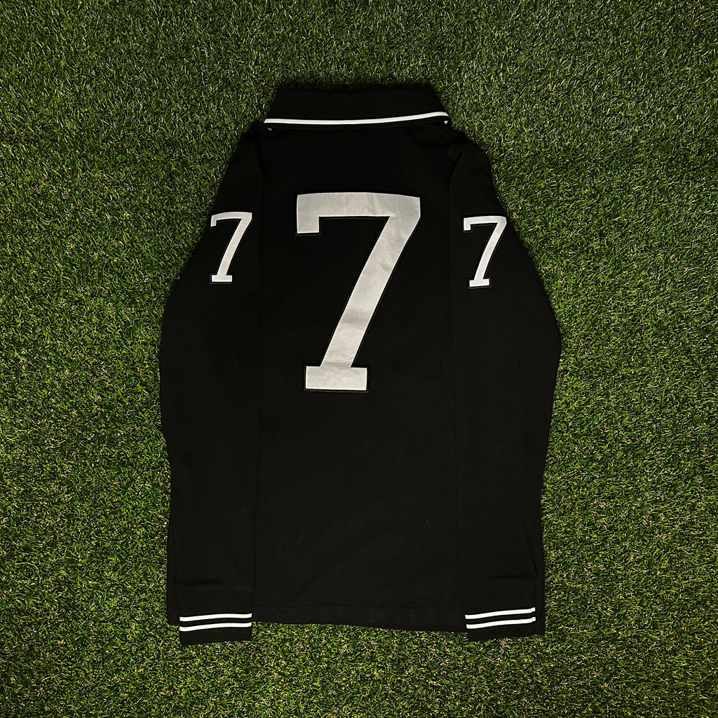 LUCKY 7 POLO (BLACK)