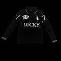 LUCKY 7 POLO (BLACK)